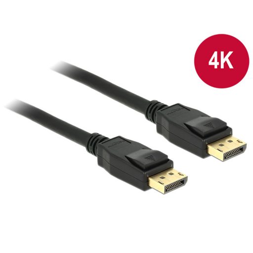 Delock Kábel Displayport 1.2 dugó > Displayport dugó 4K 2 m (83806)