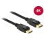 Delock Kábel Displayport 1.2 dugó > Displayport dugó 4K 2 m (83806)