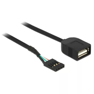   Delock USB kábel tűfejes anya > USB 2.0 A-típusú anya 40 cm (83825)