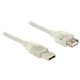 Delock USB 2.0-s bővítőkábel A-típusú csatlakozódugóval > USB 2.0-s, A-típusú csatlakozóhüvellyel 1m (83881)