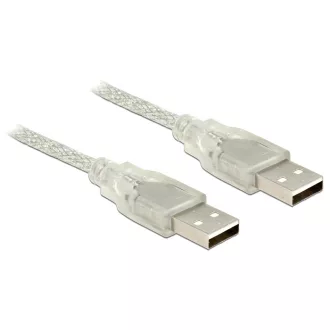   Delock USB 2.0-s kábel A-típusú csatlakozódugóval > USB 2.0-s, A-típusú csatlakozódugóval 1 m (83887)