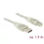 Delock USB 2.0-s kábel A-típusú csatlakozódugóval > USB 2.0-s, B-típusú csatlakozódugóval, 1,5 m (83893)