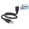 Delock kábel USB 2.0 Type-A apa > USB 2.0 Micro-B anya ShapeCable 0,35 m (83921)