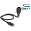Delock kábel USB 2.0 Micro-B apa > USB 2.0 Type-A anya OTG ShapeCable 0,50 m (83928)