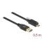 Delock SuperSpeed USB 10 Gbps (USB 3.2 Gen 2) kábel A-típusú apa csatlakozó - USB Type-C  apa csatla (84025)