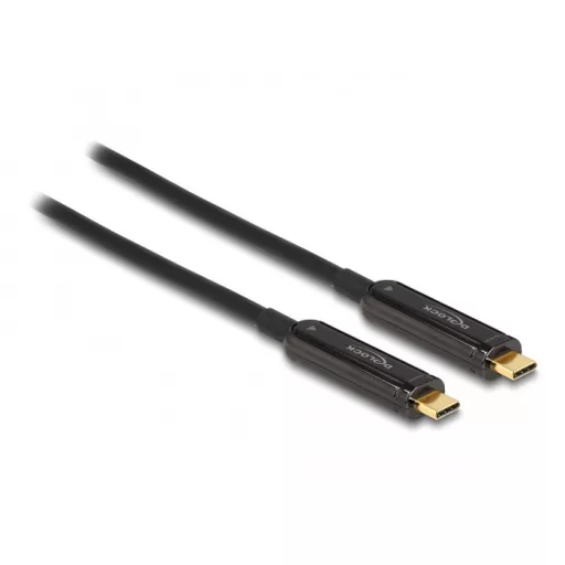 Delock Aktív optikai video kábel USB-C  csatlakozóval 4K 60 Hz 5 m (84090)