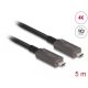 Delock aktív optikai USB-C videó + adat + PD kábel 5 m