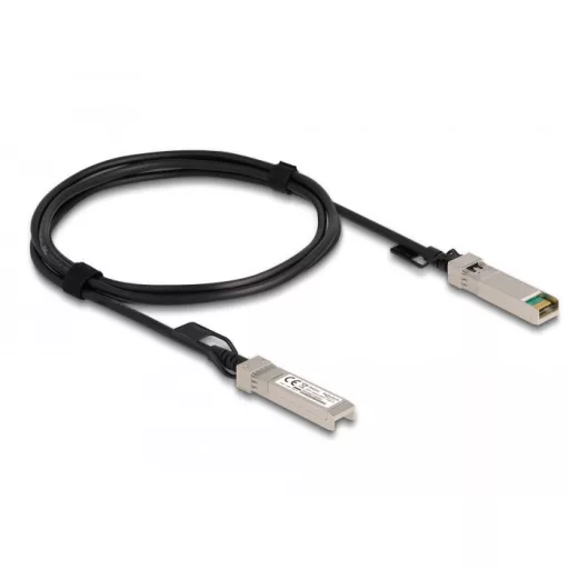 Delock Twinaxiális kábel, SFP+ csatlakozódugó > SFP+ csatlakozódugó, 2 m (84204)