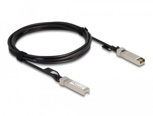 Delock Twinaxiális kábel, SFP+ csatlakozódugó > SFP+ csatlakozódugó, 3 m