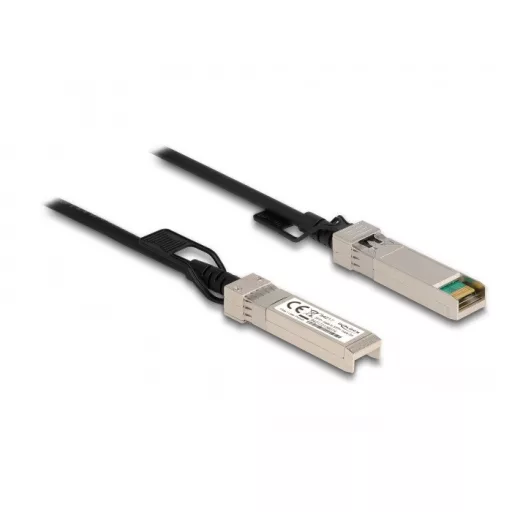 Delock Twinaxiális kábel, SFP+ csatlakozódugó > SFP+ csatlakozódugó, 10 m (84219)