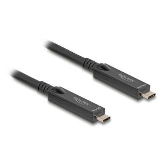   Delock Aktív optikai USB-C  8K Video + adat + PD kábel 3 m (84246)