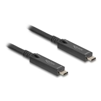  Delock Aktív optikai USB-C  8K Video + adat + PD kábel 5 m (84255)