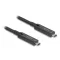 Delock Aktív optikai USB-C  8K Video + adat + PD kábel 5 m (84255)