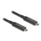 Delock Aktív optikai USB-C  8K Video + adat + PD kábel 8 m (84256)