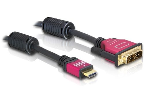 Delock HDMI   DVI átalakító kábel, 3.0m, apa/apa