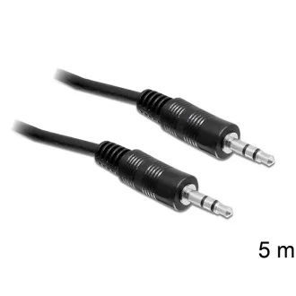Delock kábel audio DC jack 3.5 mm apa / apa, 5 m (84438)