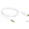 Delock audio sztereo Jack 3.5 mm apa / anya iPho 4 pin kábel, 1 m (84480)
