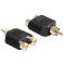 Delock 2 x RCA anya > 1 x RCA apa adapter (84499)