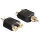 Delock 2 x RCA anya > 1 x RCA apa adapter (84499)