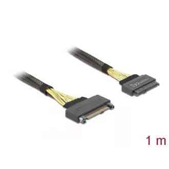   Delock U.2 SFF-8639-s bővítőkábel csatlakozódugóval > U.2 SFF-8639-s, csatlakozóhüvellyel, 1 m (84518)