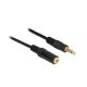 Delock hosszabbító kábel sztereó 3.5 mm jack apa / anya iPhonehoz 4 érintkezős 2 méteres (84667)