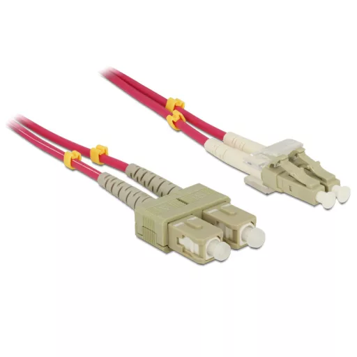 Delock OM4 optikai kábel, LC/SC csatlakozás, 10m (84684)