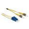 Delock Kábel, optikai szálas LC Duplex > ST Duplex egyszeres OS2, 3 m (84690)