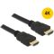 Delock High Speed HDMI-kábel típusú Ethernet   HDMI A dugós > HDMI A dugós 4K 1,0 m (84752)