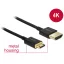 Delock Nagysebességű HDMI-kábel Ethernettel - HDMI-A-csatlakozódugó>HDMI Mini-C-csatlakozódugó,3D,1m (84776)
