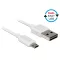 Delock Kábel, EASY-USB 2.0-s A-típusú csatlakozódugó > EASY-USB 2.0-s Micro-B típusú csatlakozódugó, (84805)