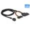 Delock Kábel SFF-8643 dugó > U.2 SFF-8639 dugó + SATA tápcsatlakozó 75 cm (84821)