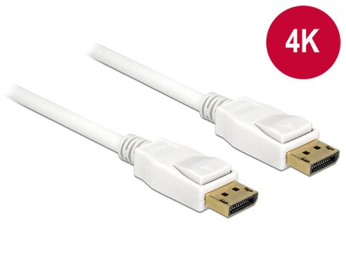 Delock Kábel Displayport 1.2 dugó > Displayport dugó 4K 1 m (84876)