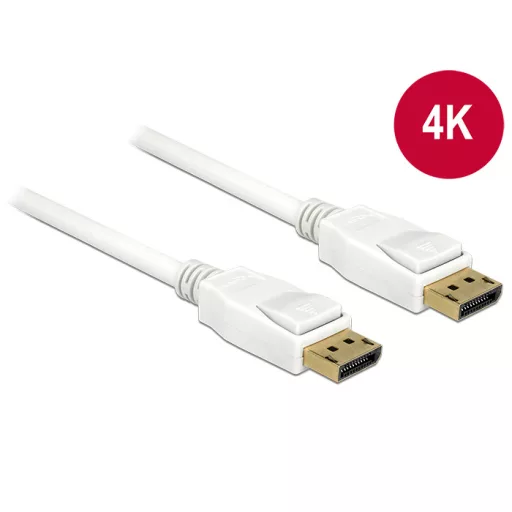 Delock Kábel Displayport 1.2 dugó > Displayport dugó 4K 1 m (84876)
