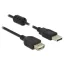 Delock USB 2.0-s bővítőkábel A-típusú csatlakozódugóval > USB 2.0-s, A-típusú csatlakozóhüvellyel, 5 (84887)