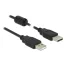 Delock USB 2.0-s kábel A-típusú csatlakozódugóval > USB 2.0-s, A-típusú csatlakozódugóval, 3,0 m, fe (84892)