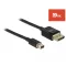 Delock Mini DisplayPort a DisplayPort-kábel 8K 60 Hz 2 m DP 8K tanúsítvánnyal (84928)