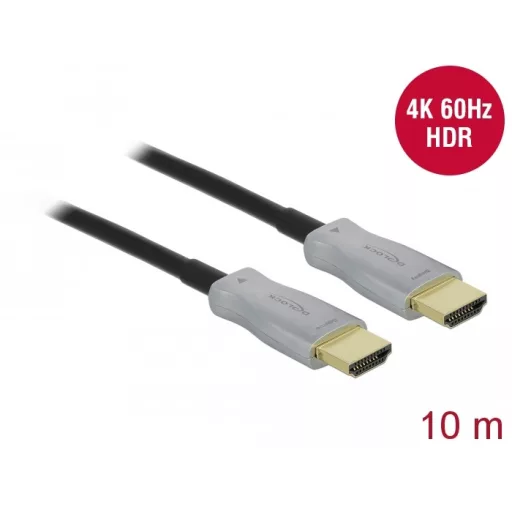 Delock Aktív optikai kábel HDMI 4K 60 Hz 10 m (85010)