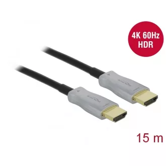 Delock Aktív optikai kábel HDMI 4K 60 Hz 15 m (85012)