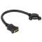 Delock HDMI A anya > HDMI A anya Fali kábel, szögletes, 25 cm (85101)