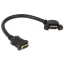 Delock HDMI A anya > HDMI A anya Fali kábel, szögletes, 25 cm (85101)
