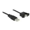 Delock kábel USB 2.0 Type-A apa > USB 2.0 Type-A anya panelre szerelhető 1 m (85106)