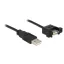 Delock kábel USB 2.0 Type-A apa > USB 2.0 Type-A anya panelre szerelhető 1 m (85106)