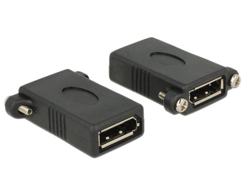 Delock adapter Displayport 1.1 anya > Displayport anya panelra rögzíthető