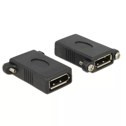 Delock adapter Displayport 1.1 anya > Displayport anya panelra rögzíthető (85123)
