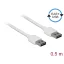 Delock Kábel, EASY-USB 2.0-s A-típusú csatlakozódugó > EASY-USB 2.0-s A-típusú csatlakozódugó, 0,5 m (85192)