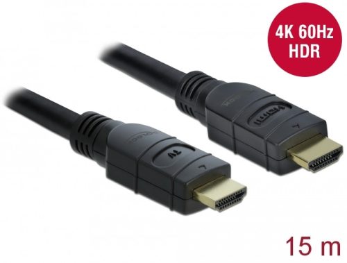 Delock Aktív HDMI kábel 4K 60 Hz 15 m