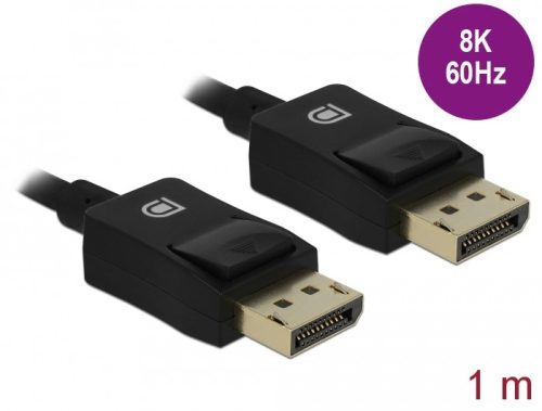 Delock Koaxiális DisplayPort kábel 8K 60 Hz 1 m