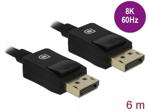 Delock Koaxiális DisplayPort kábel 8K 60 Hz 6 m