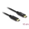 Delock USB Type-C töltőkábel 15 cm PD 5 A E-jelölővel (85356)