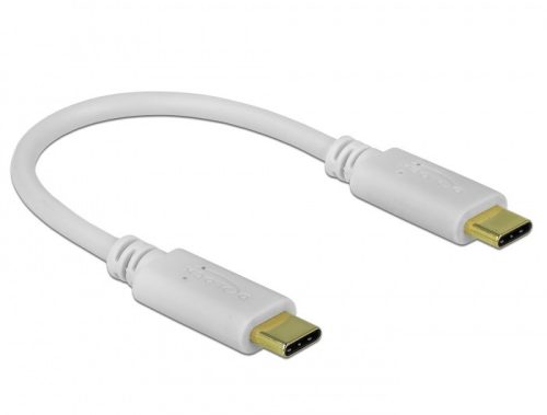 Delock USB Type-C  töltő kábel 15 cm PD 100 W E-Markerrel (85357)